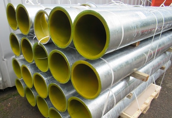 PUR-coated pipes
